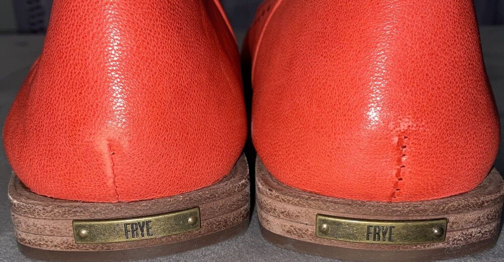 Frye Women’s Claire Flat Shoes,Red Size 9M - Picture 9 of 11